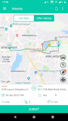 RideAlly android App screenshot 0